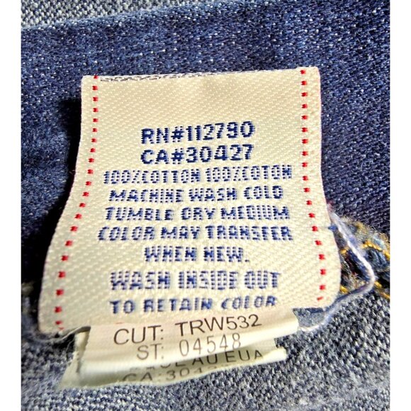 RARE VINTAGE TRUE RELIGION JOEY JEANS MEN'S 38x32 SAMURAI EMBROIDERED Y2K USA - Picture 15 of 16